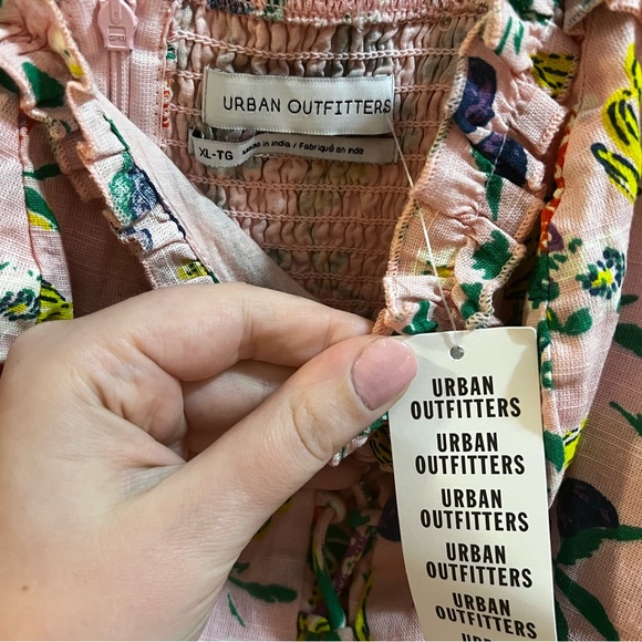 NWT Urban Outfitters Fruity Lace-Up Mini Dress, XL - Picture 4 of 4